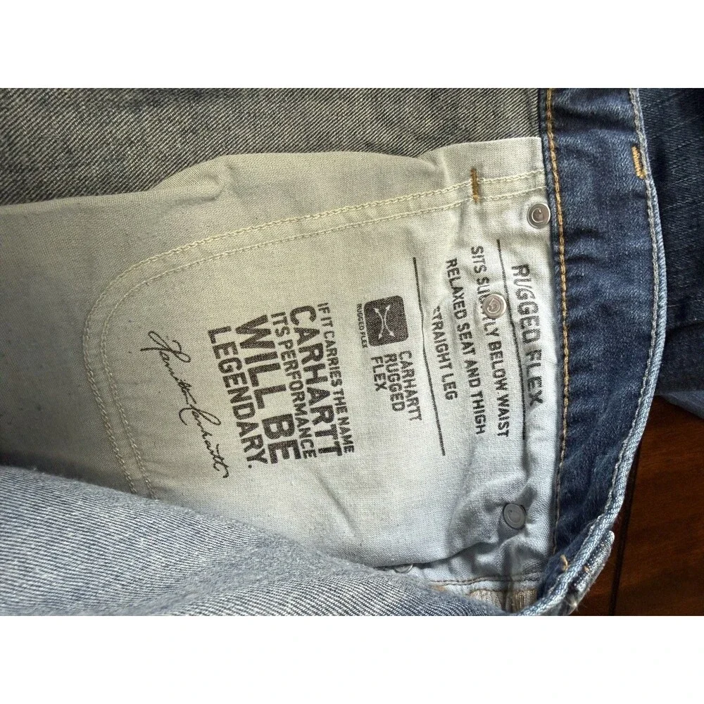 🔥NEW Carhartt Relaxed Fit Rugged Flex Jeans - Straight - 40x30